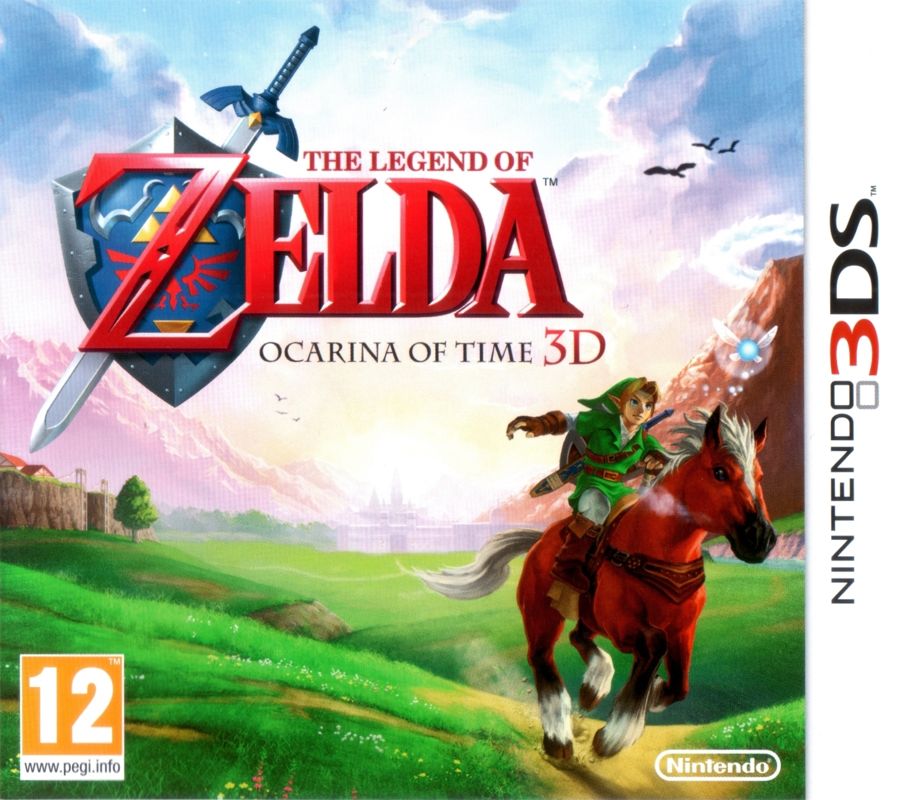 Zelda: Ocarina of Time 3D box art for Nintendo 3DS